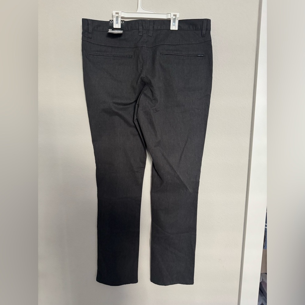 Empyre Skeletor Skinny Heather Gray Chino 36 - Picture 2 of 3